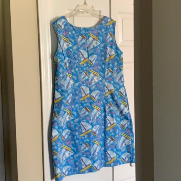 Kaeli Smith printed nautical sleeveless dress - Picture 7 of 7